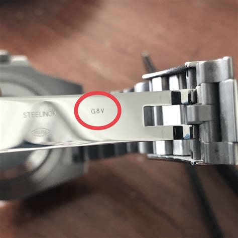 rolex bracelet year code.